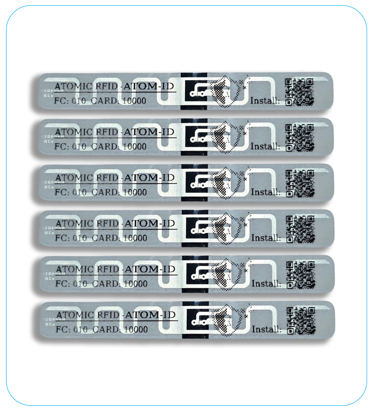 ATOM-ID Gen2 RFID Headlight Tags